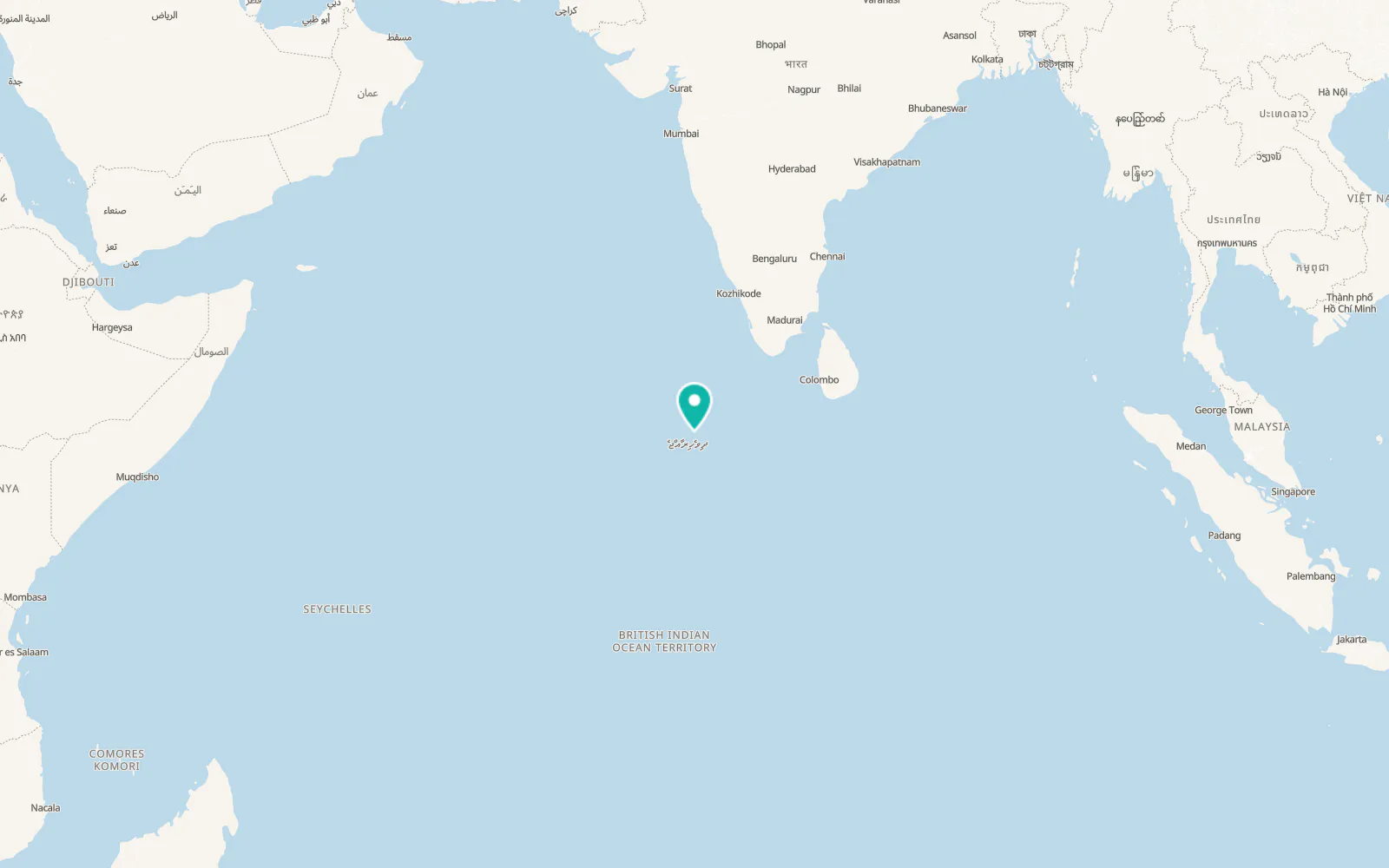 Map of Hulhumale