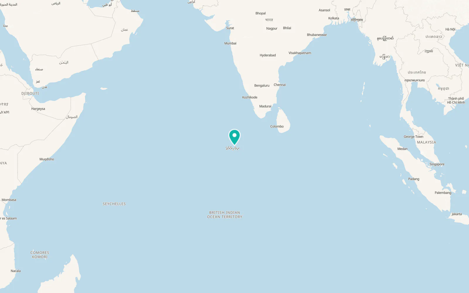 Map of Maafushi