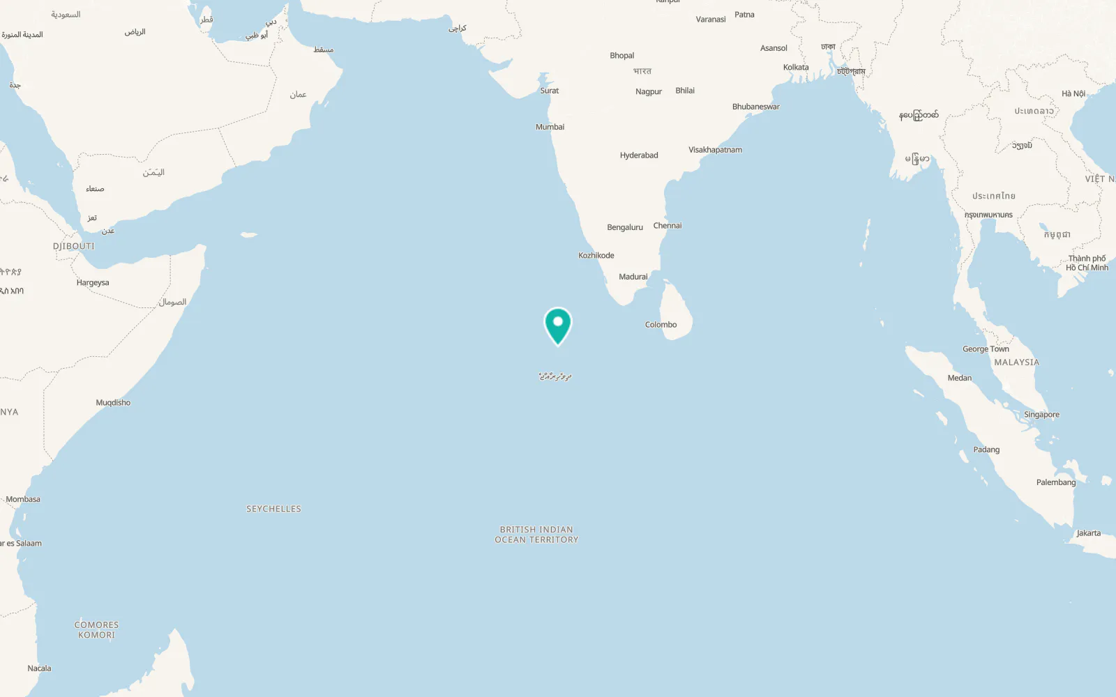 Map of Naifaru