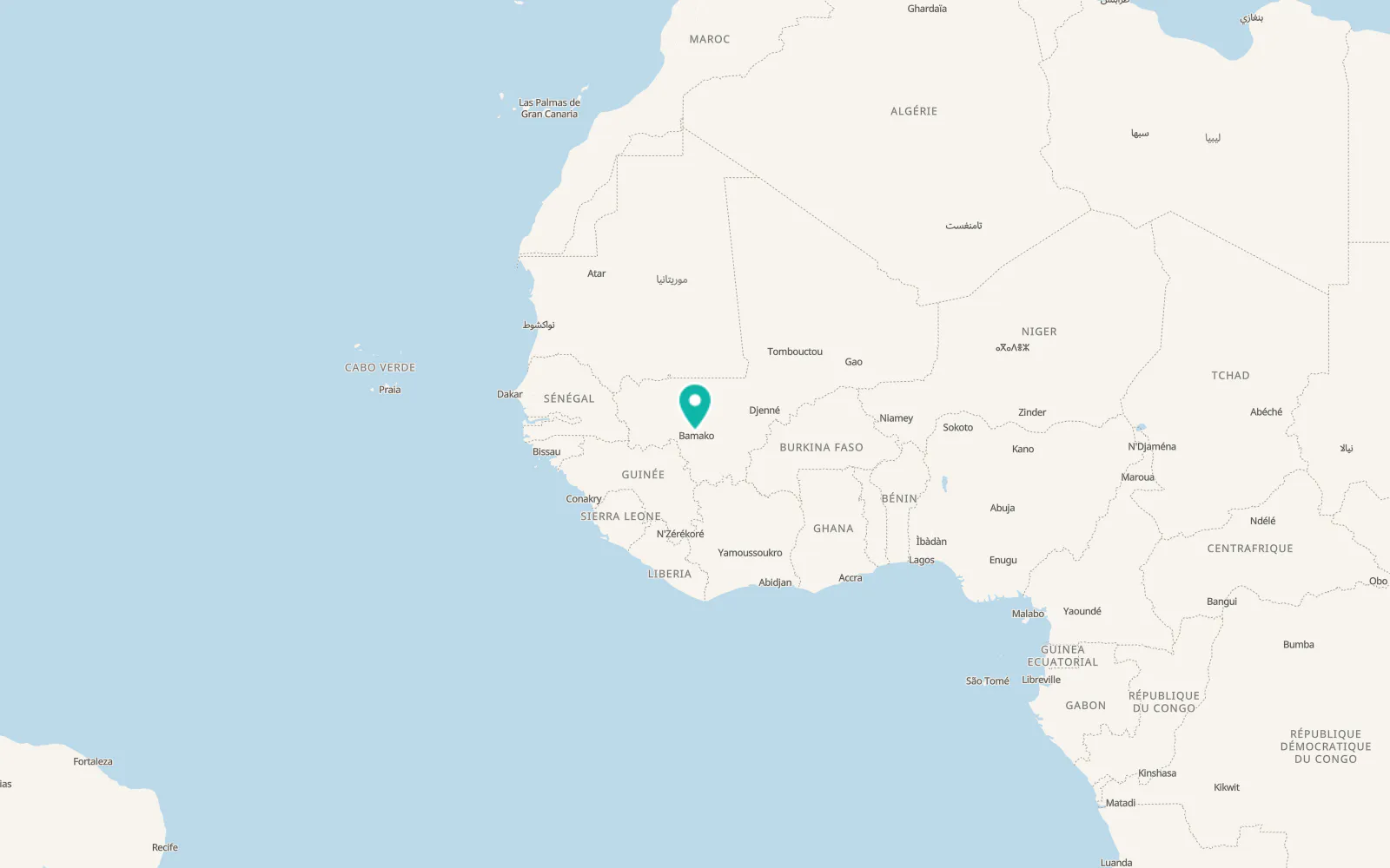 Map of Kati