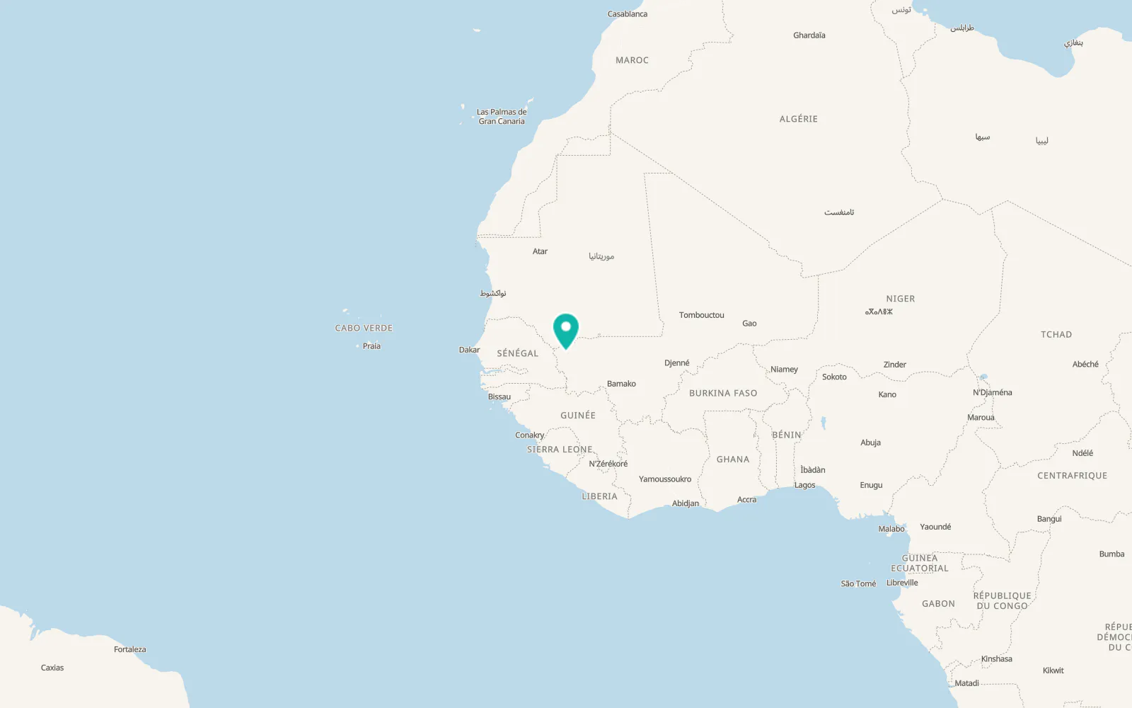 Map of Kayes