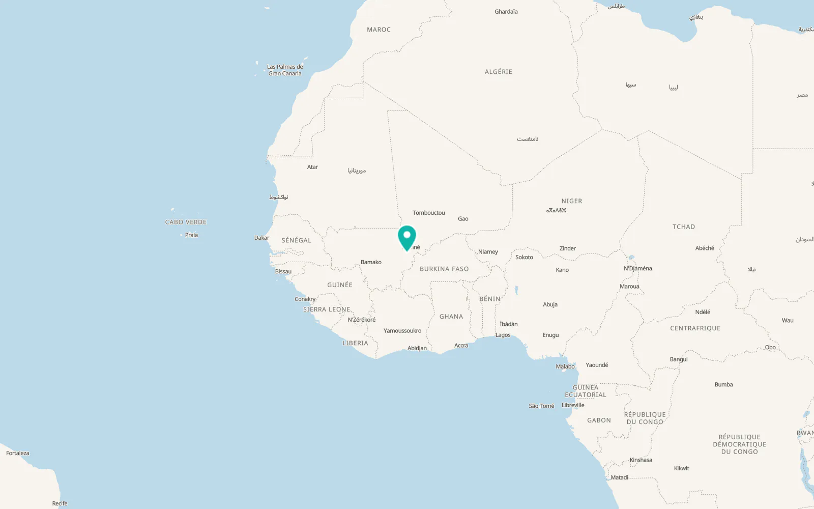 Map of San
