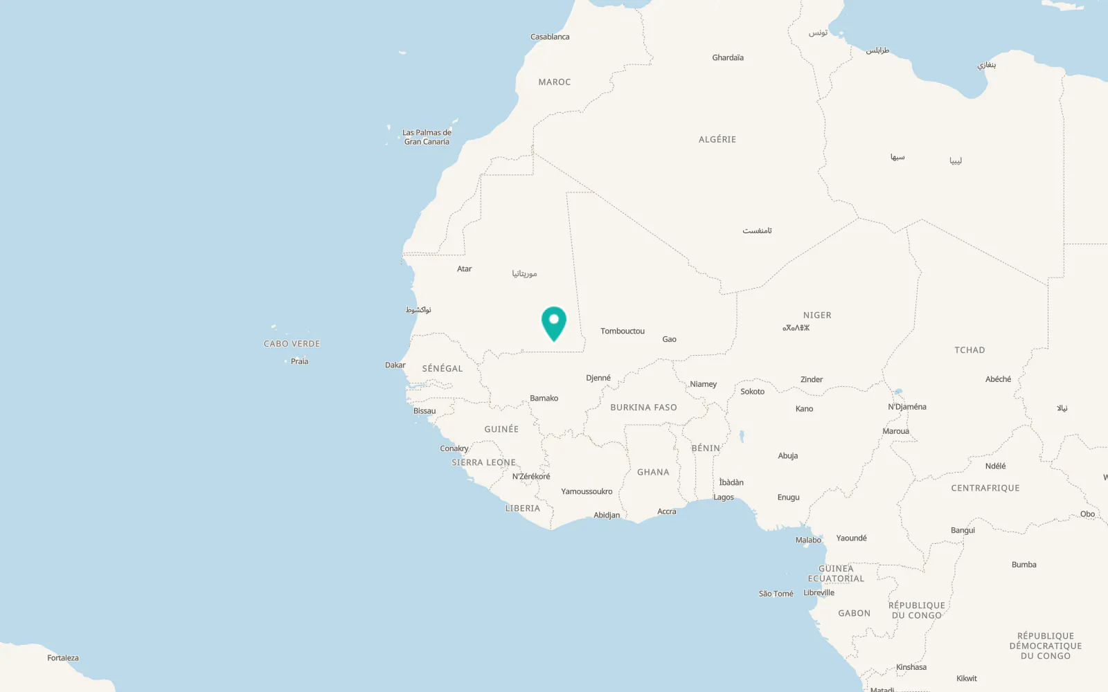 Map of Bougadoum