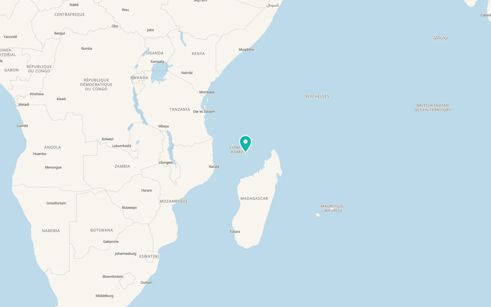 Map of Koungou