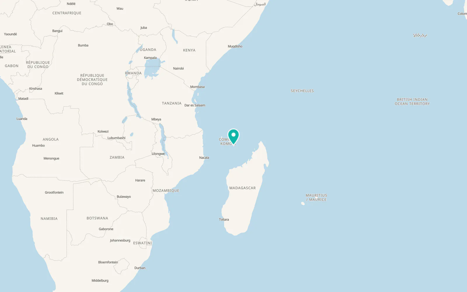 Map of Sada