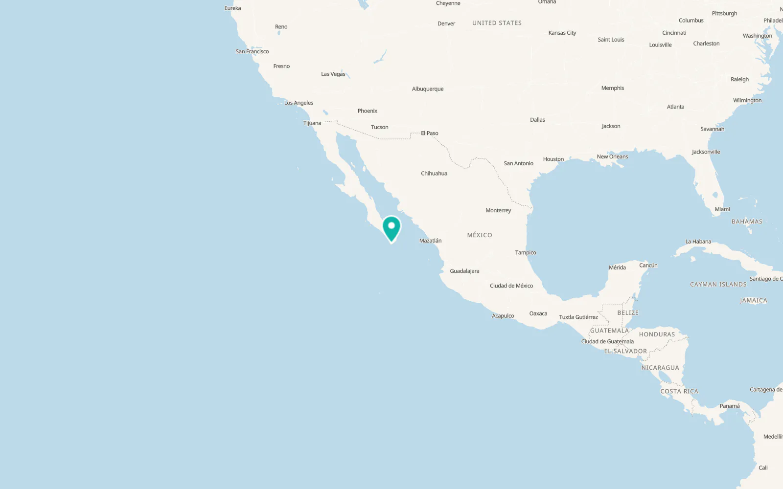 Map of Cabo San Lucas