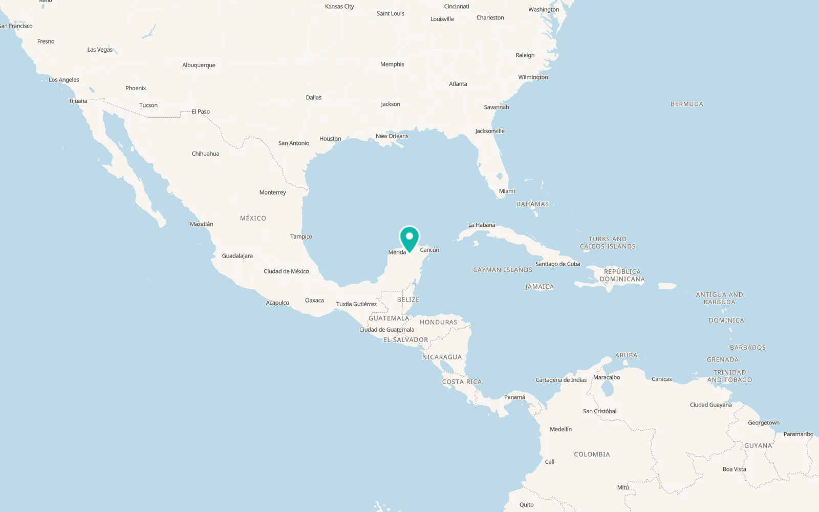 Map of Chichén-Itzá