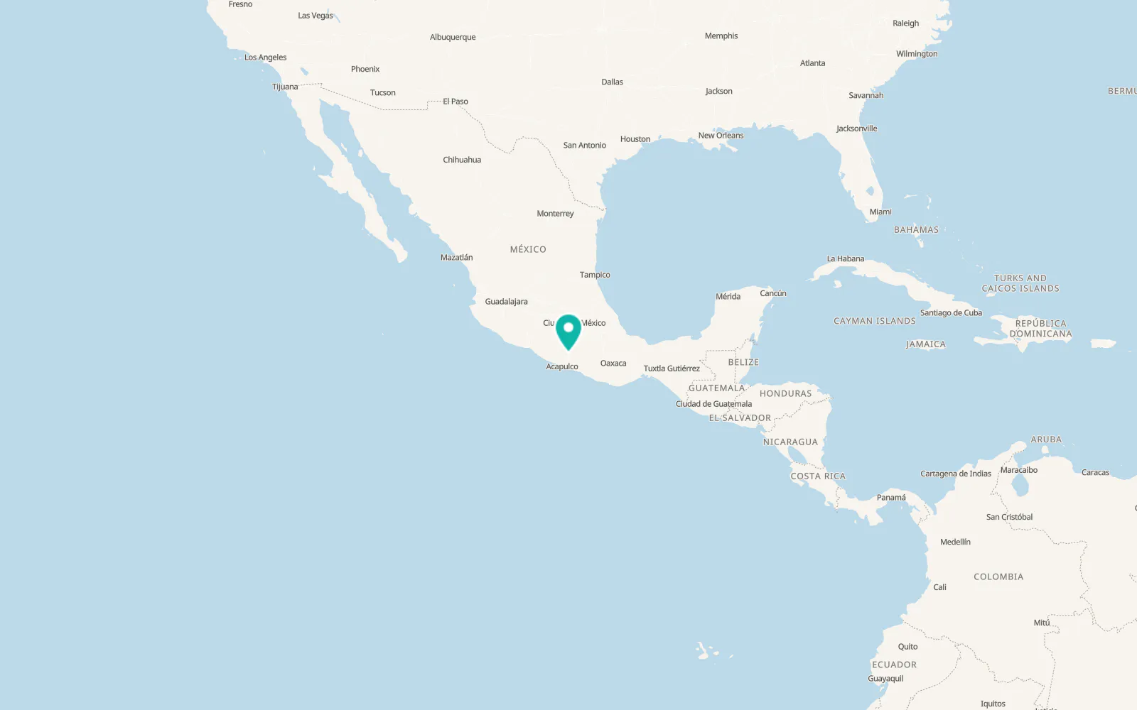 Map of Chilpancingo