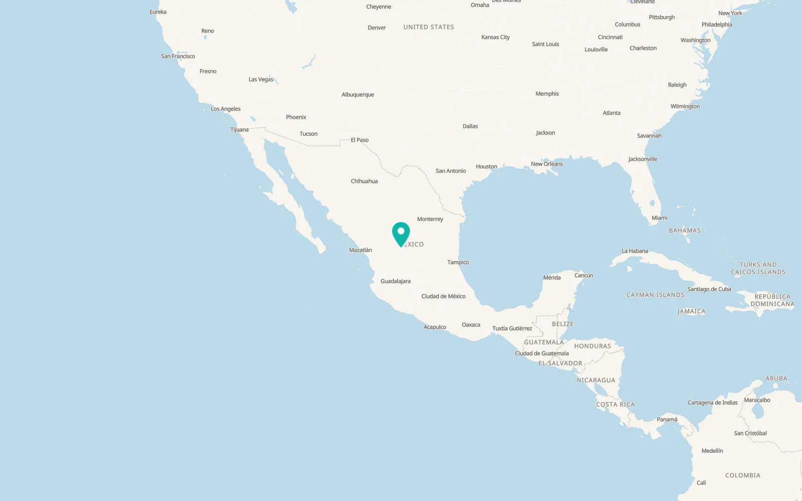 Map of Fresnillo