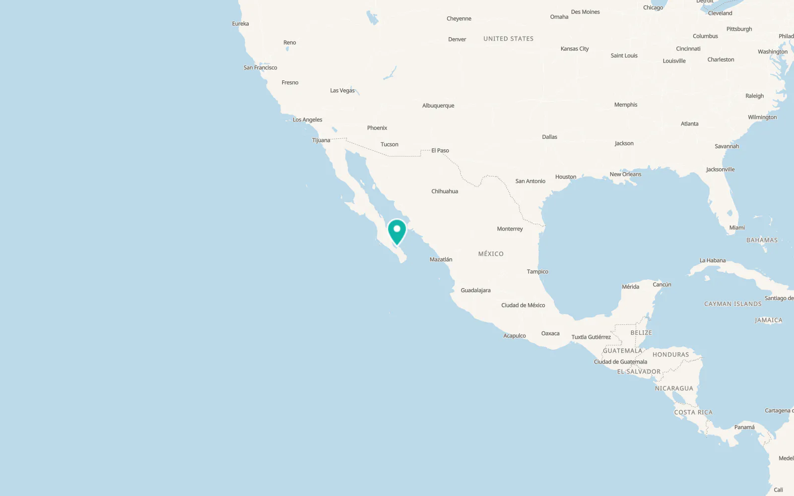 Map of La Paz