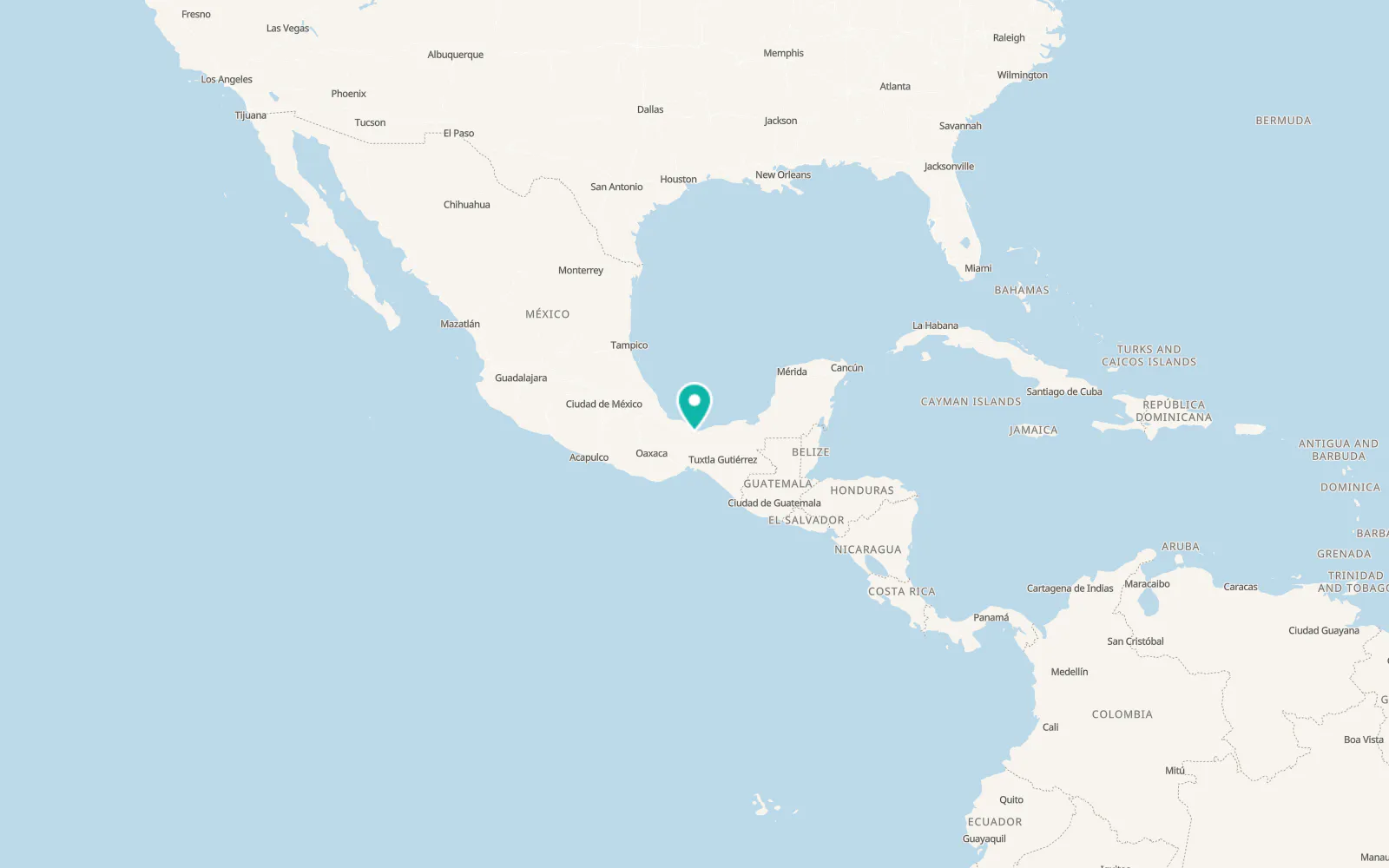 Map of Minatitlán