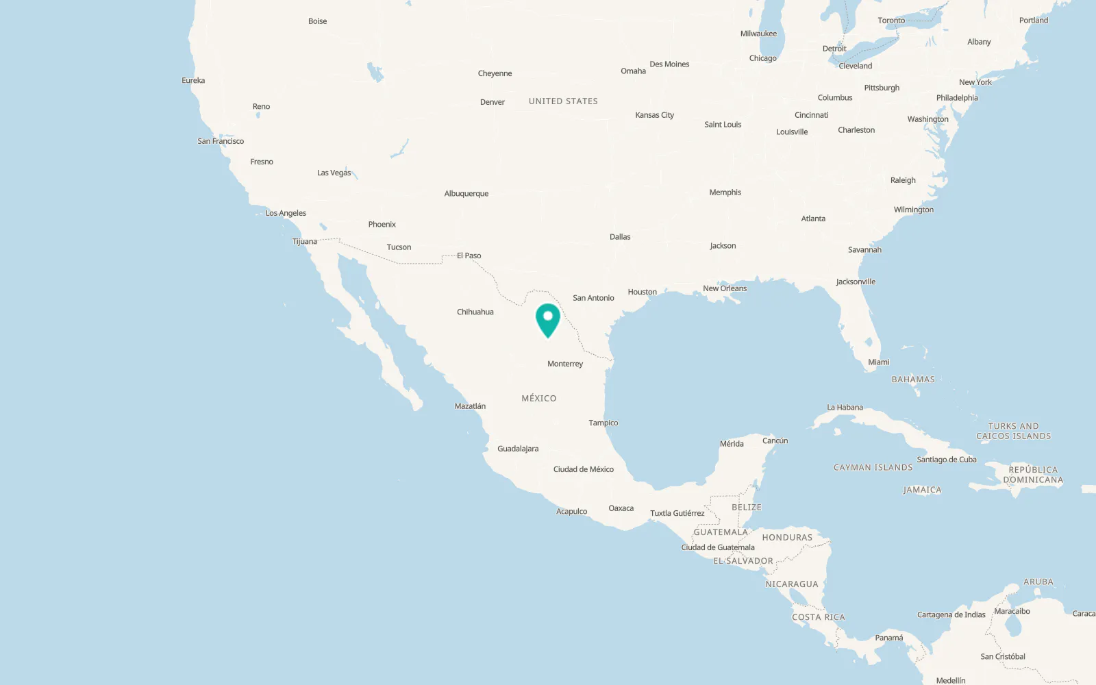 Map of Monclova