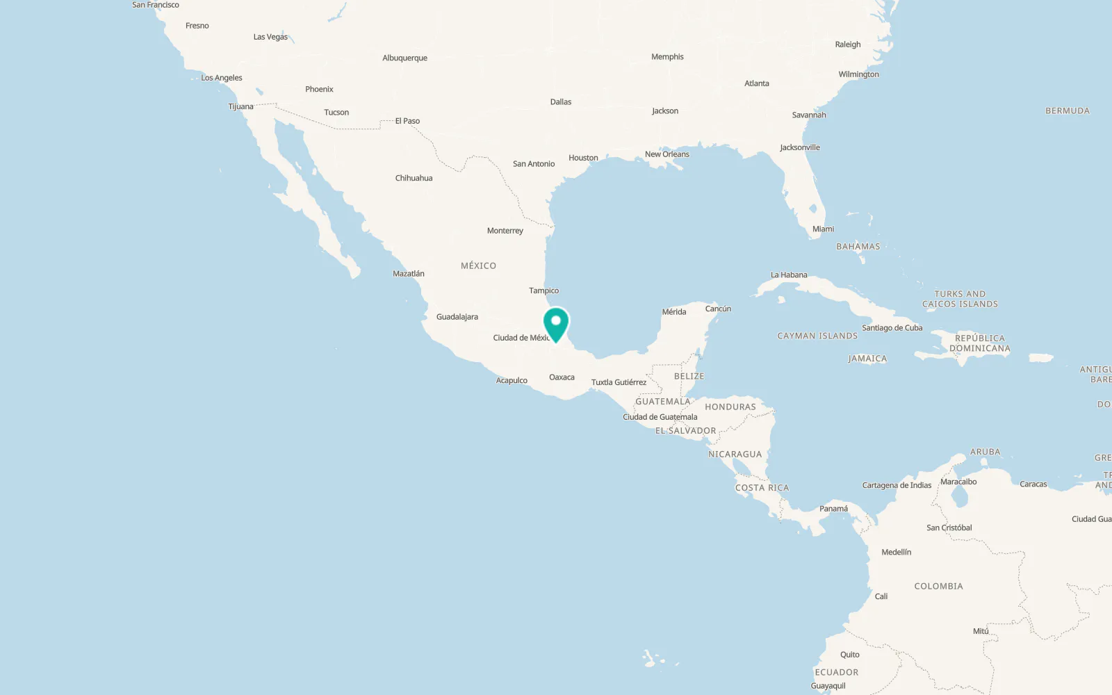 Map of Orizaba