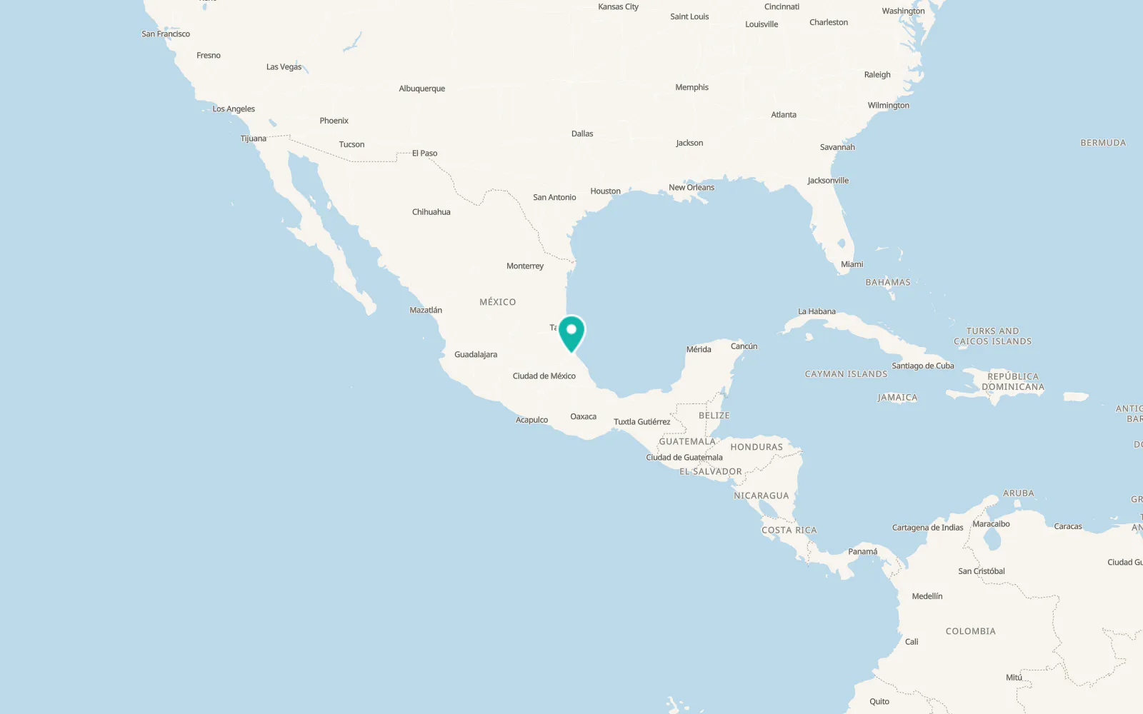Map of Poza Rica de Hidalgo