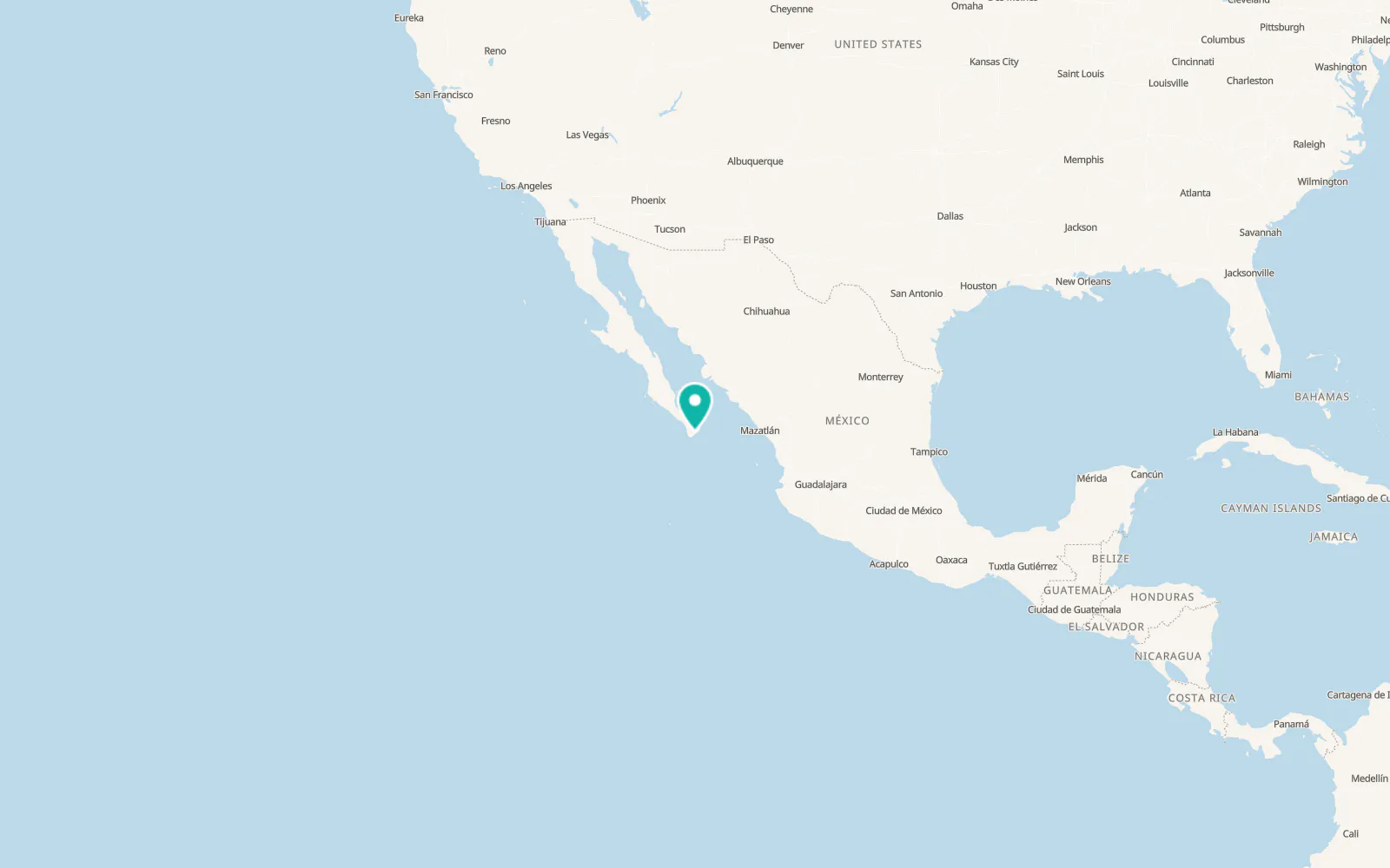 Map of San José del Cabo