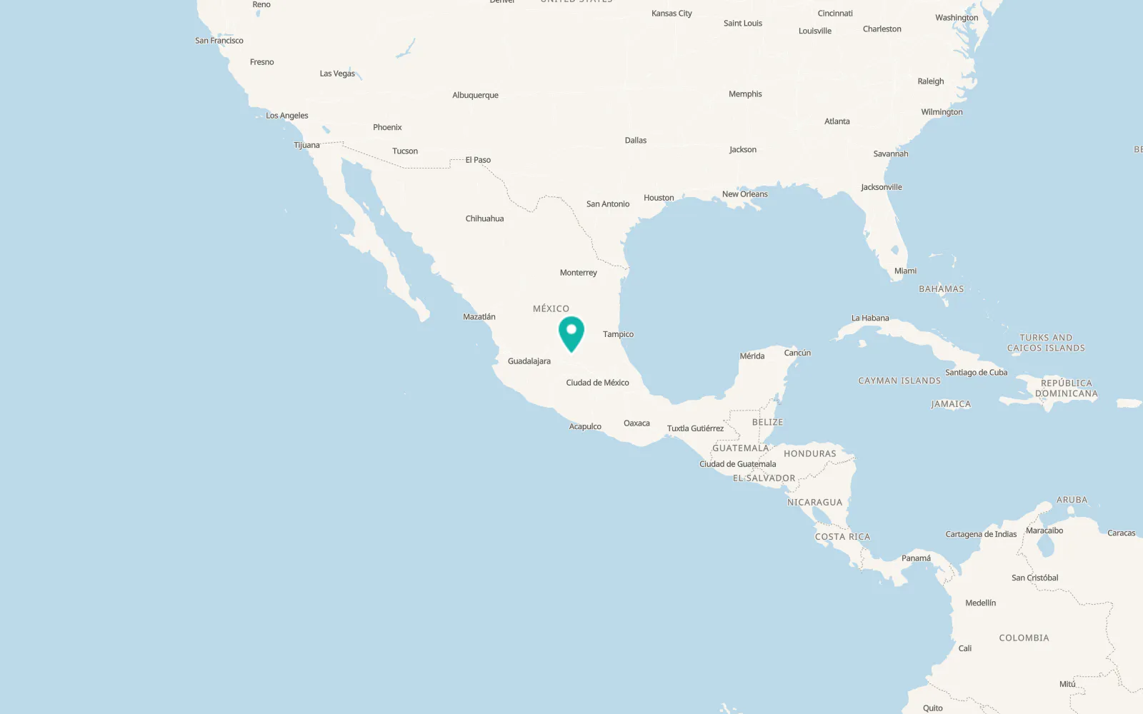 Map of San Miguel de Allende