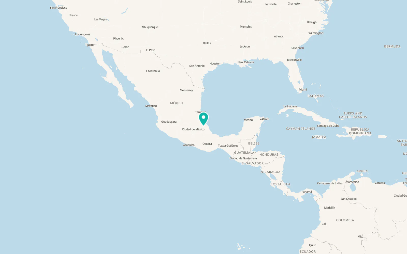 Map of Teziutlan