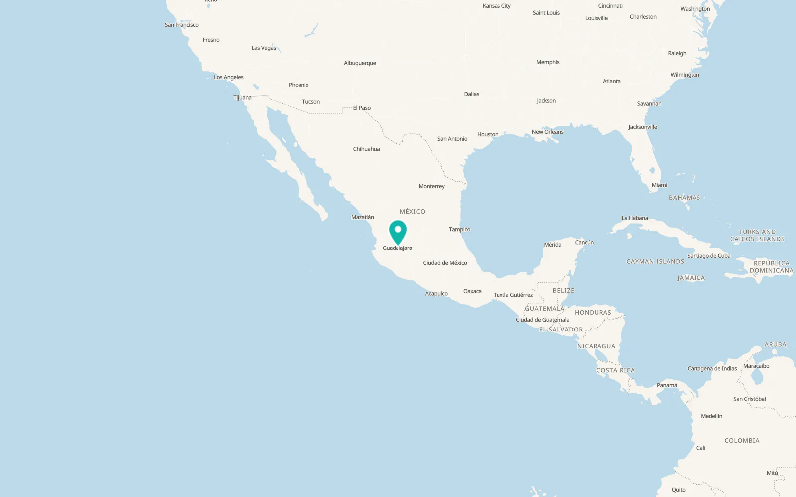 Map of Tlaquepaque