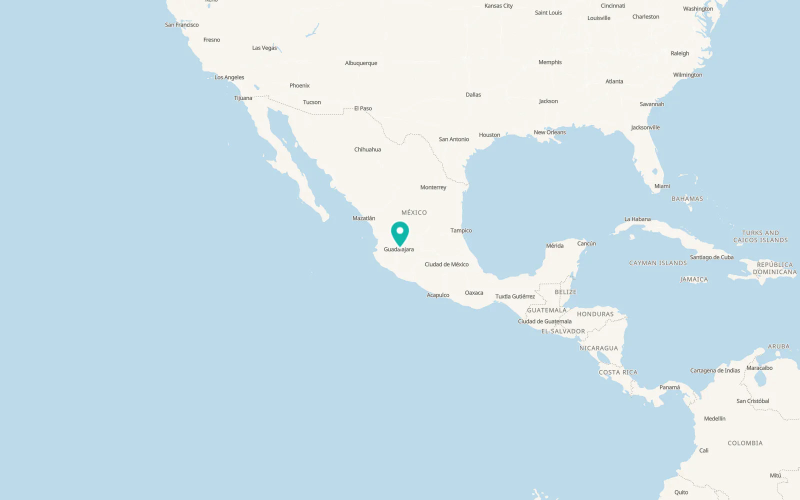 Map of Tonalá