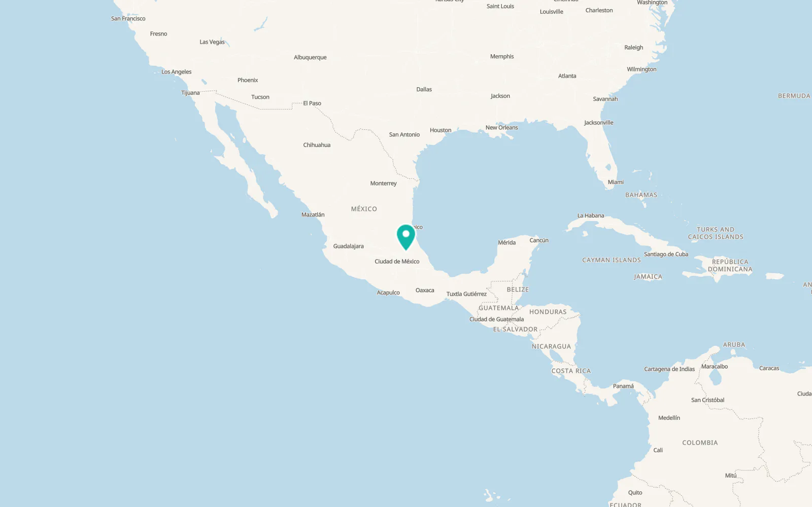 Map of Tulancingo
