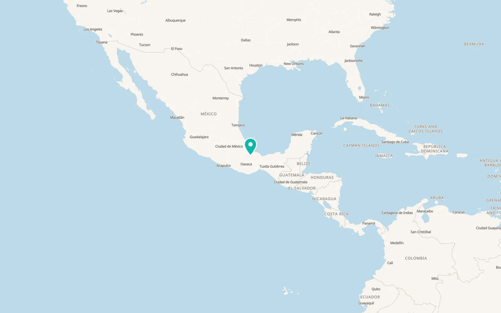 Map of Tuxtepec