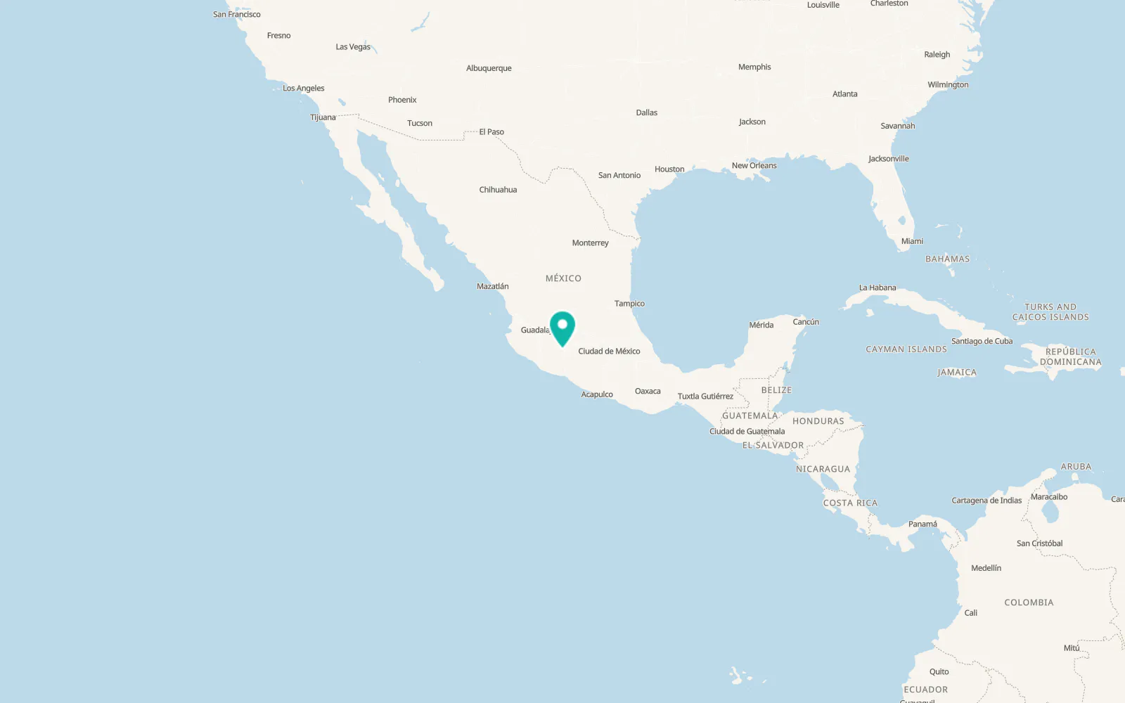 Map of Uruapan
