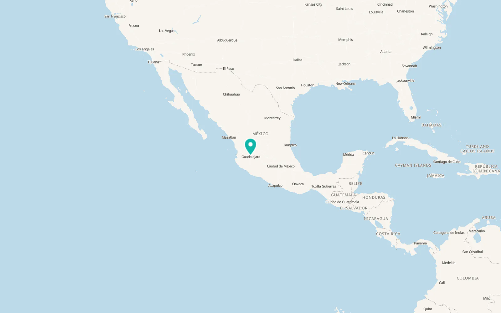 Map of Zapopan