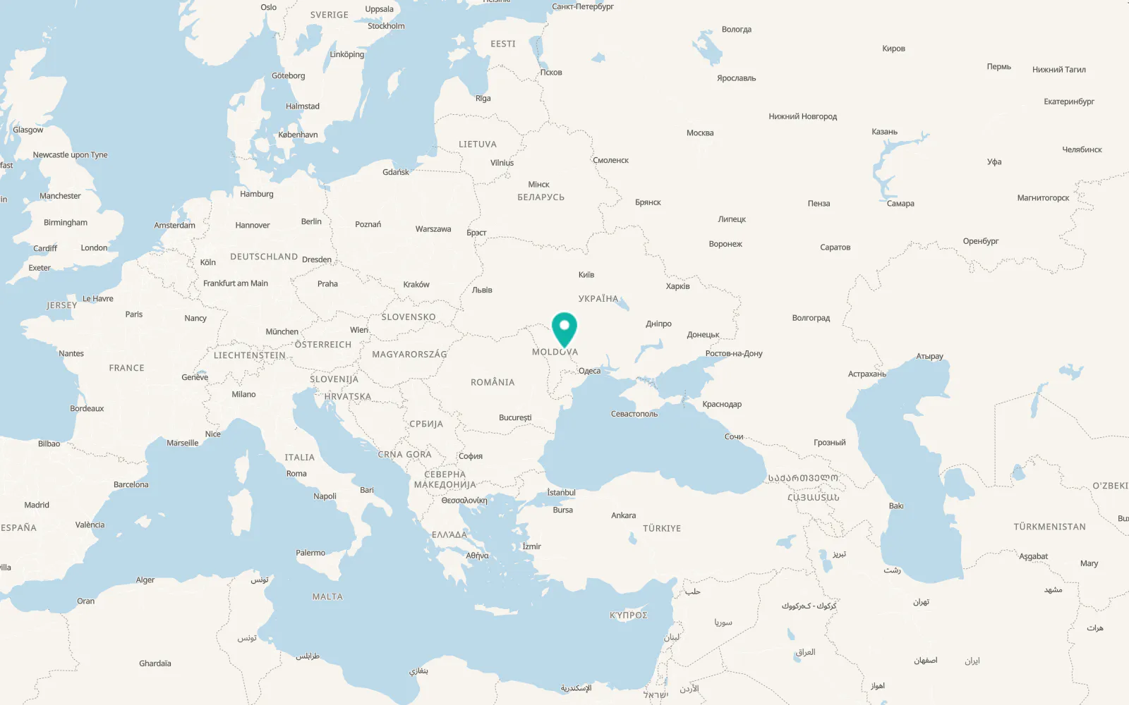 Map of Dubăsari