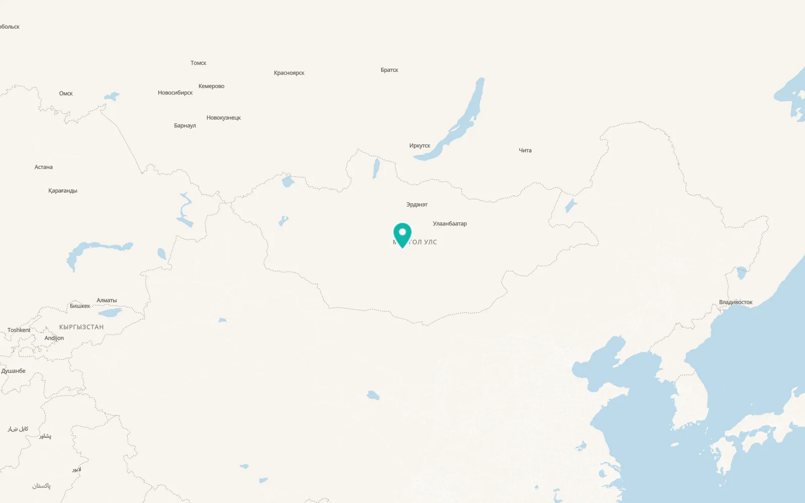 Map of Arvayheer