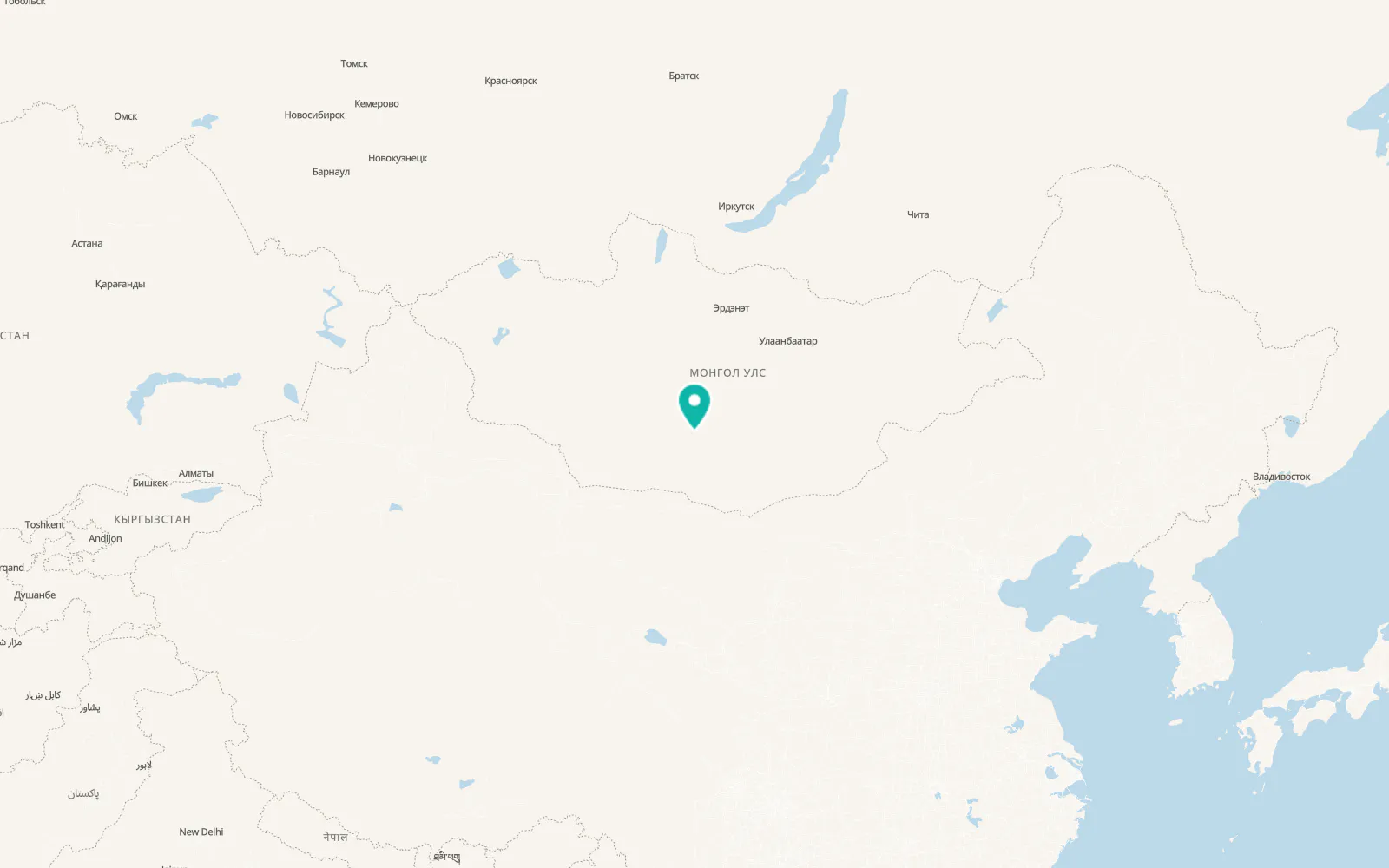 Map of Bogd