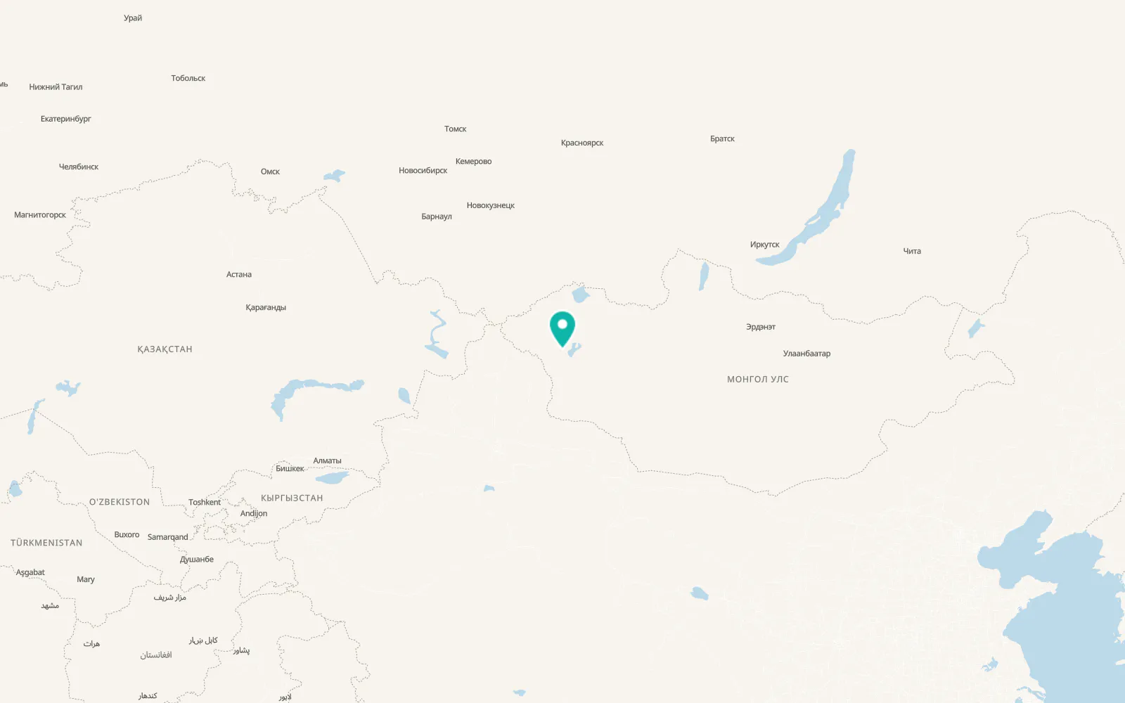 Map of Khovd