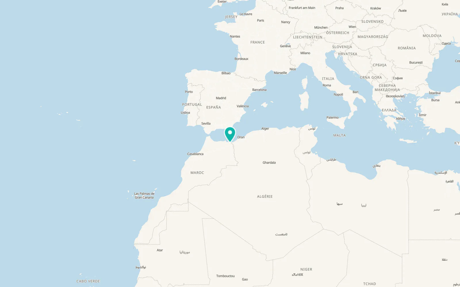 Map of Berkane
