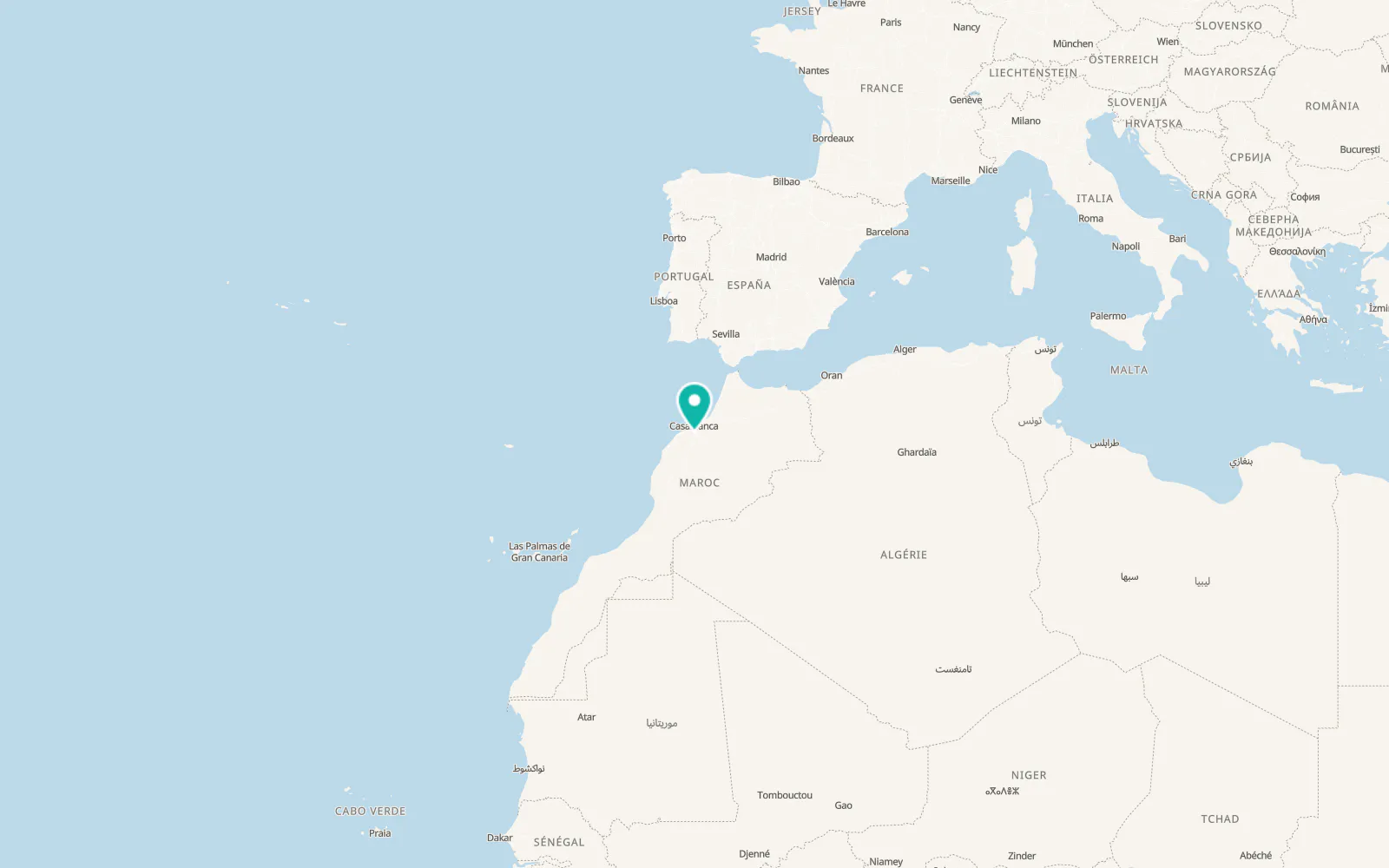 Map of Berrechid