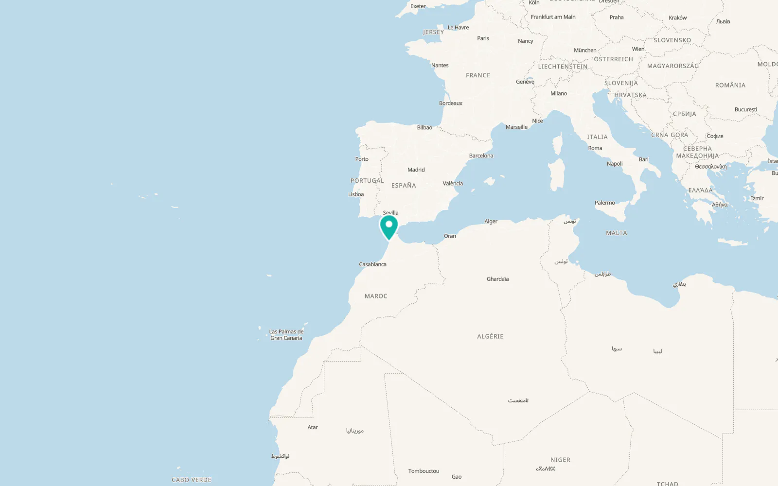 Map of Larache