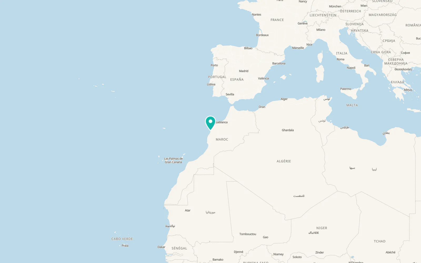 Map of Safi