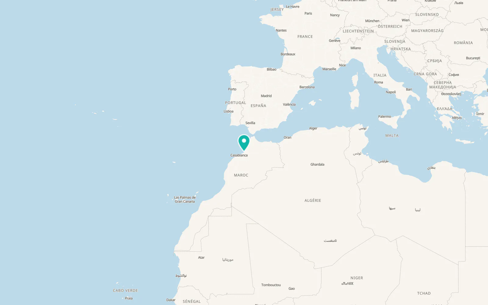 Map of Temara
