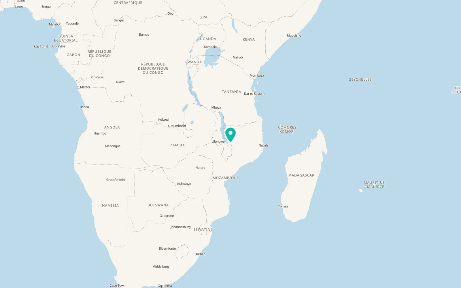 Map of Mandimba