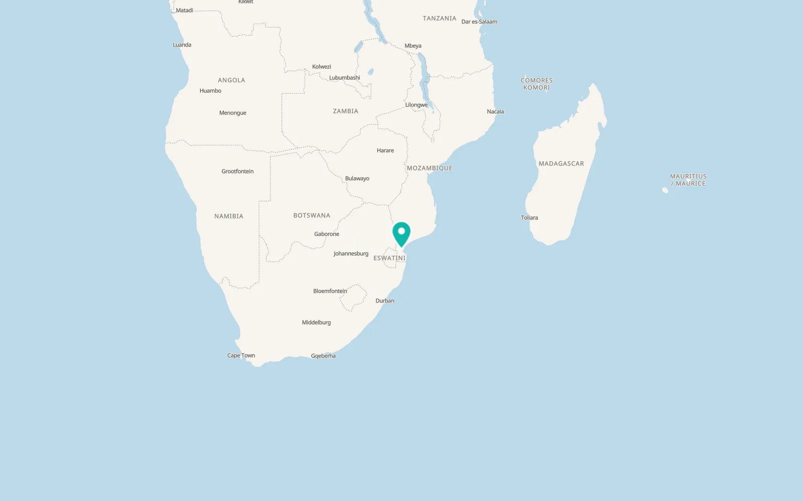 Map of Matola