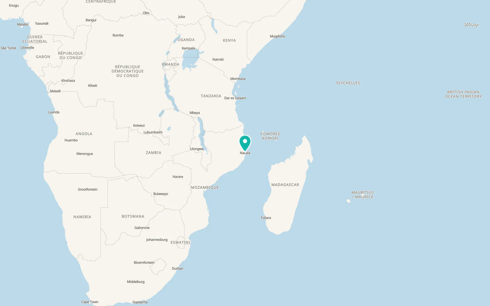Map of Nacala