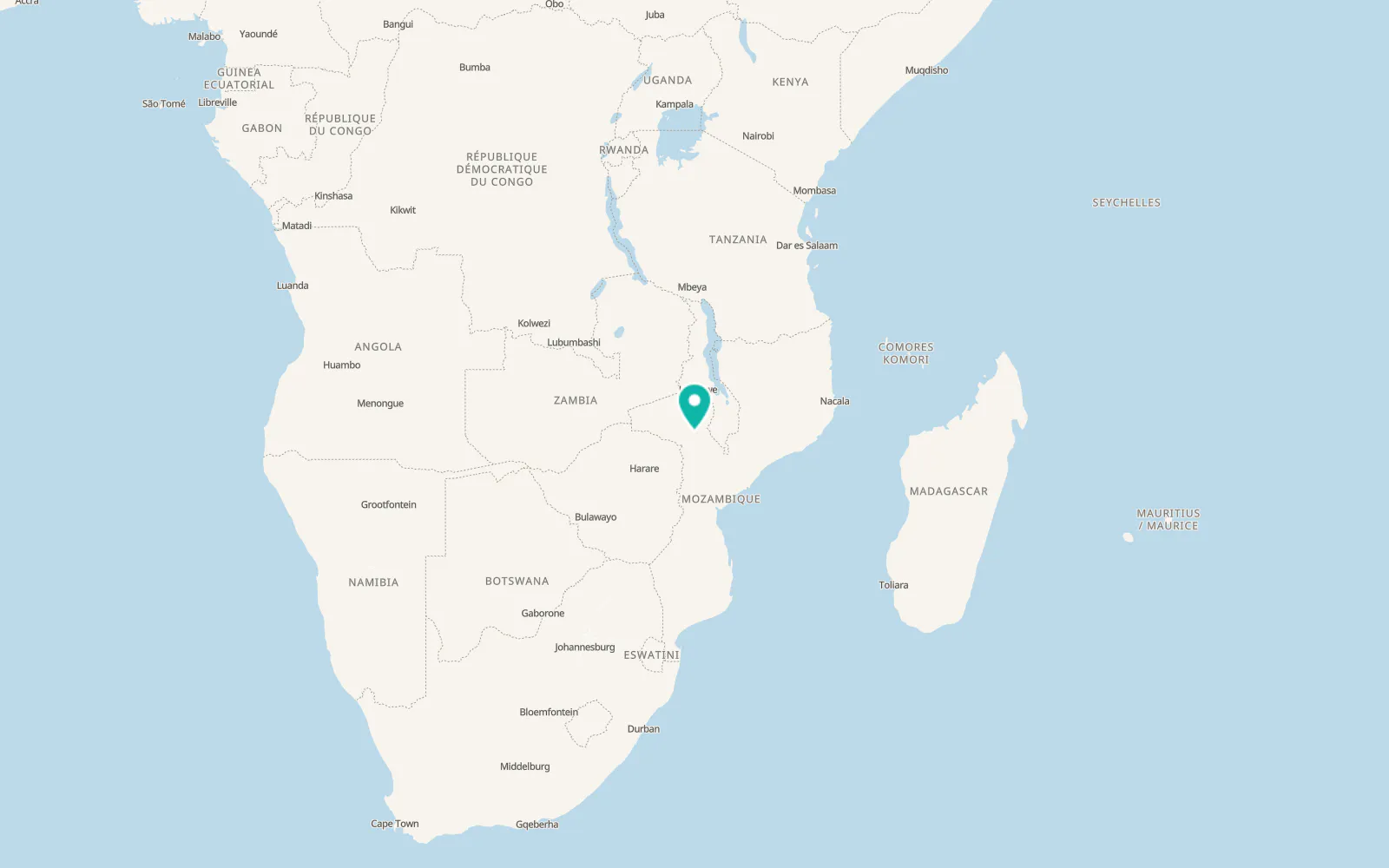 Map of Tete