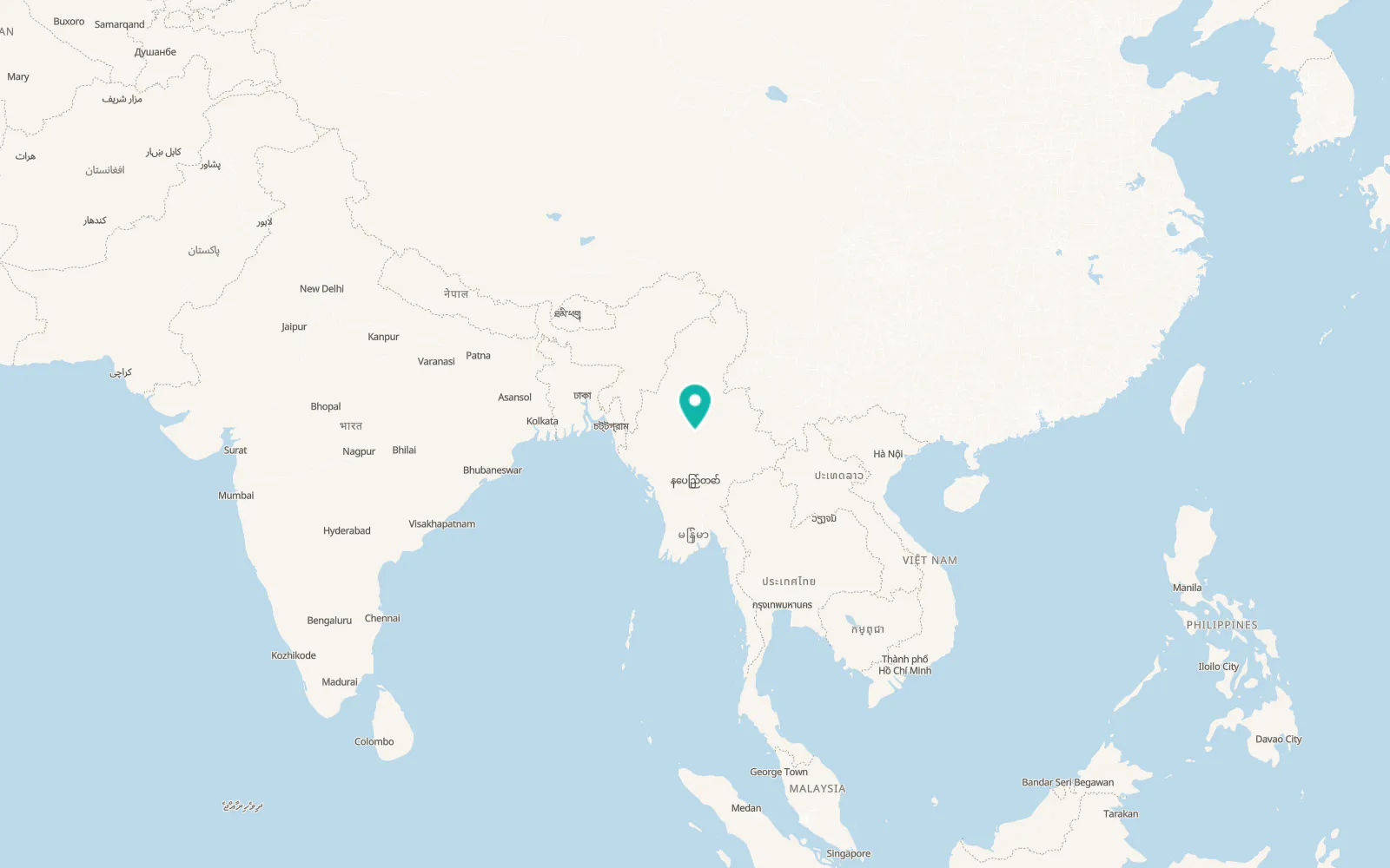 Map of Mandalay