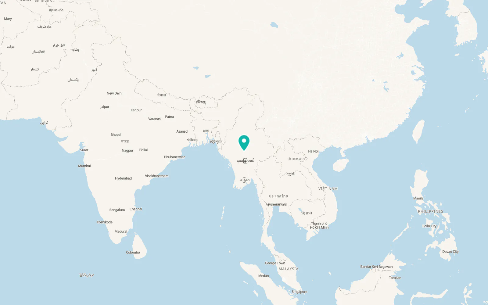 Map of Meiktila
