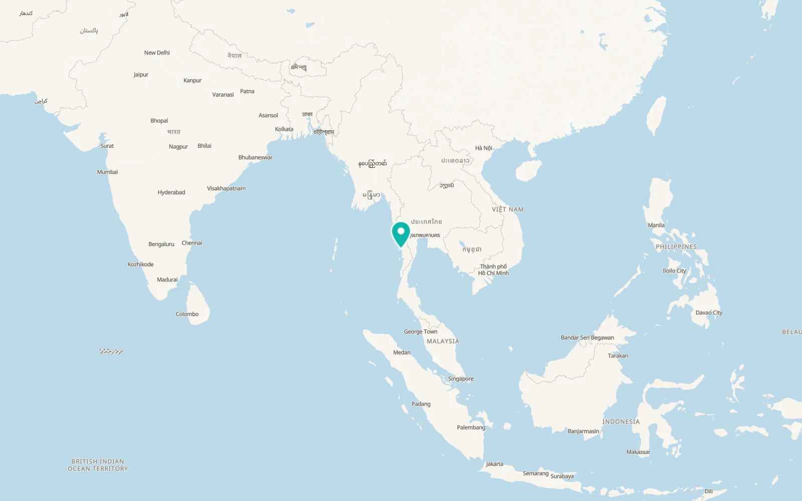 Map of Myeik