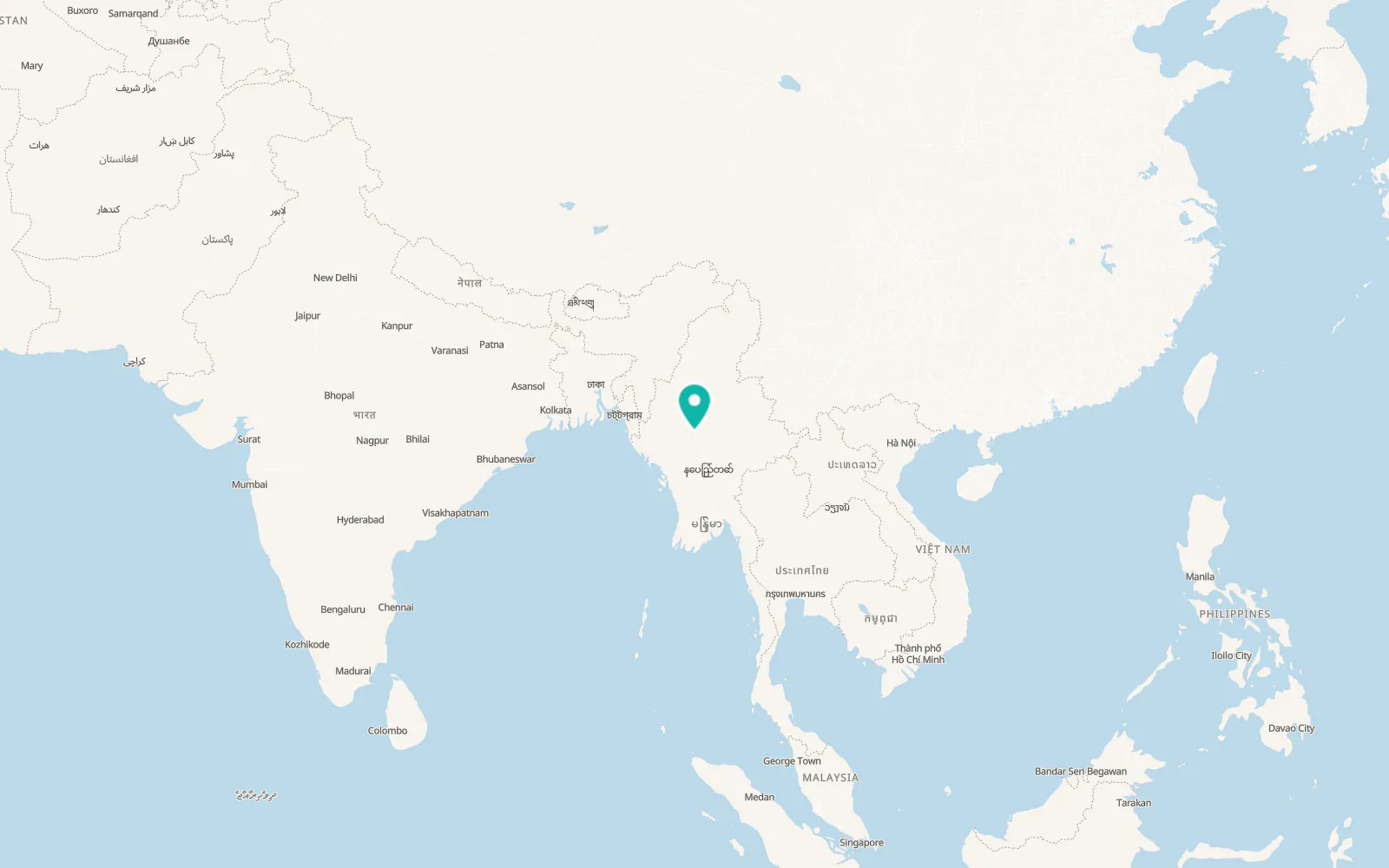 Map of Myingyan