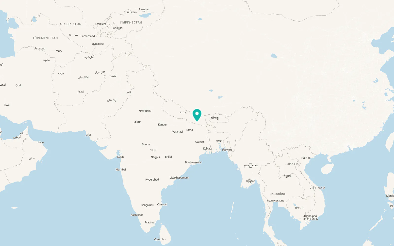 Map of Lahān