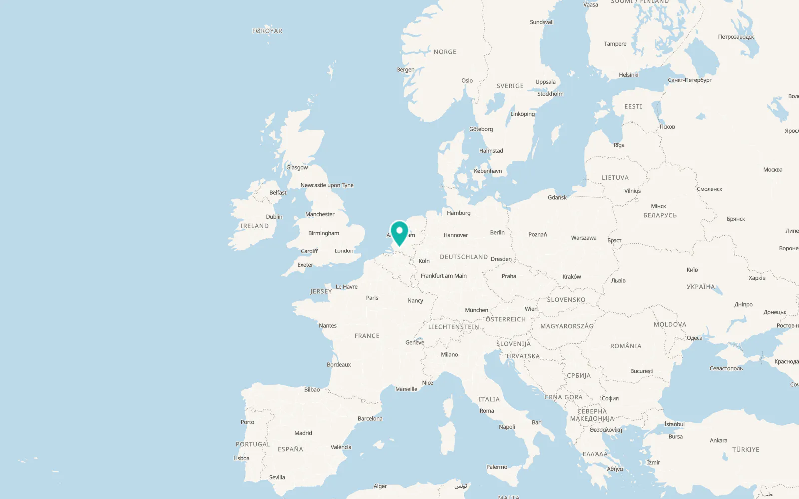 Map of Breda