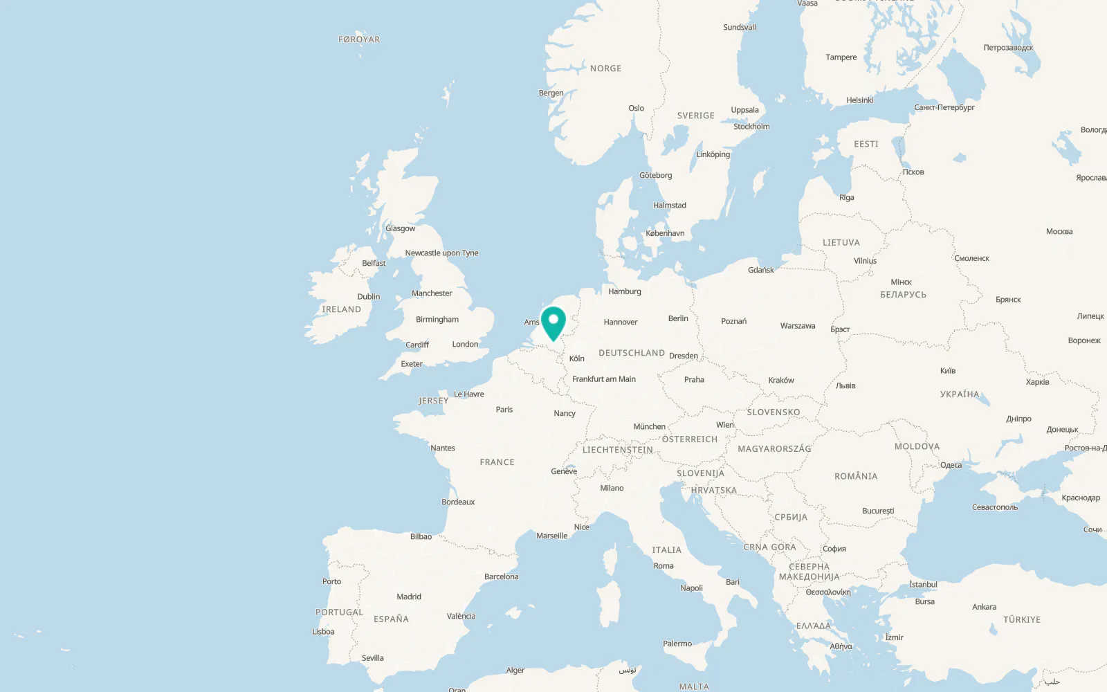 Map of Eindhoven