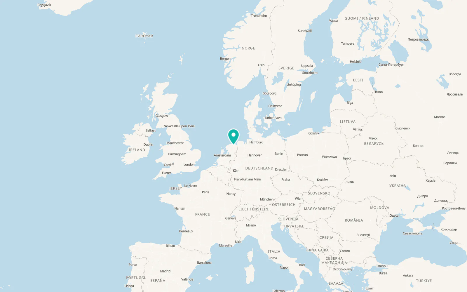 Map of Groningen