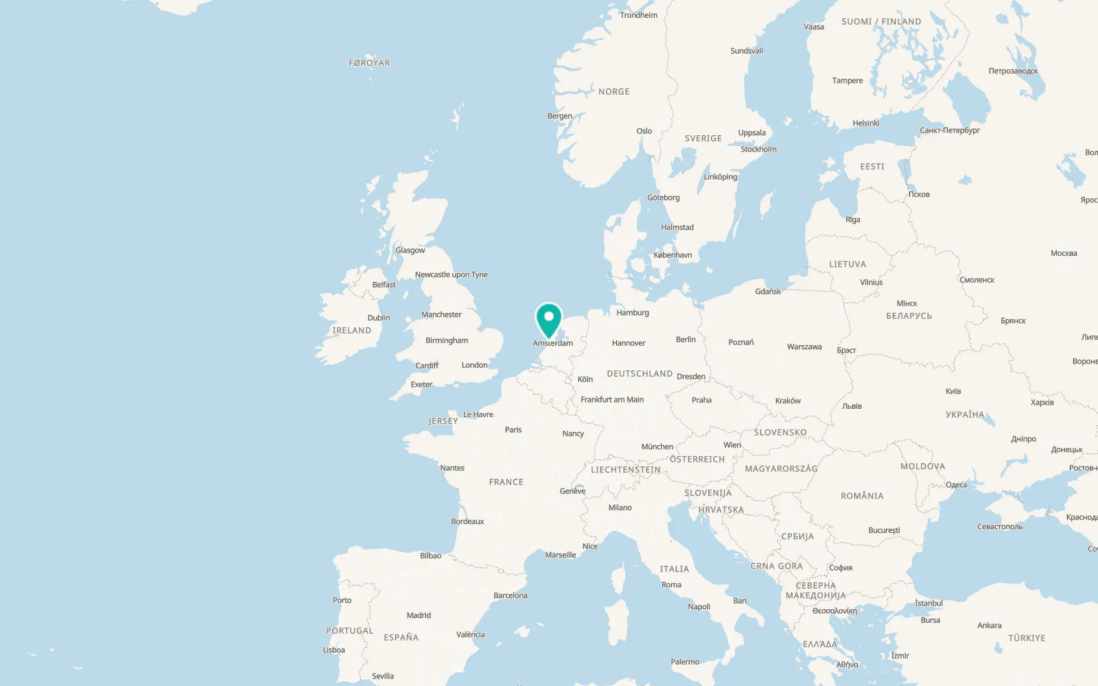 Map of Haarlem