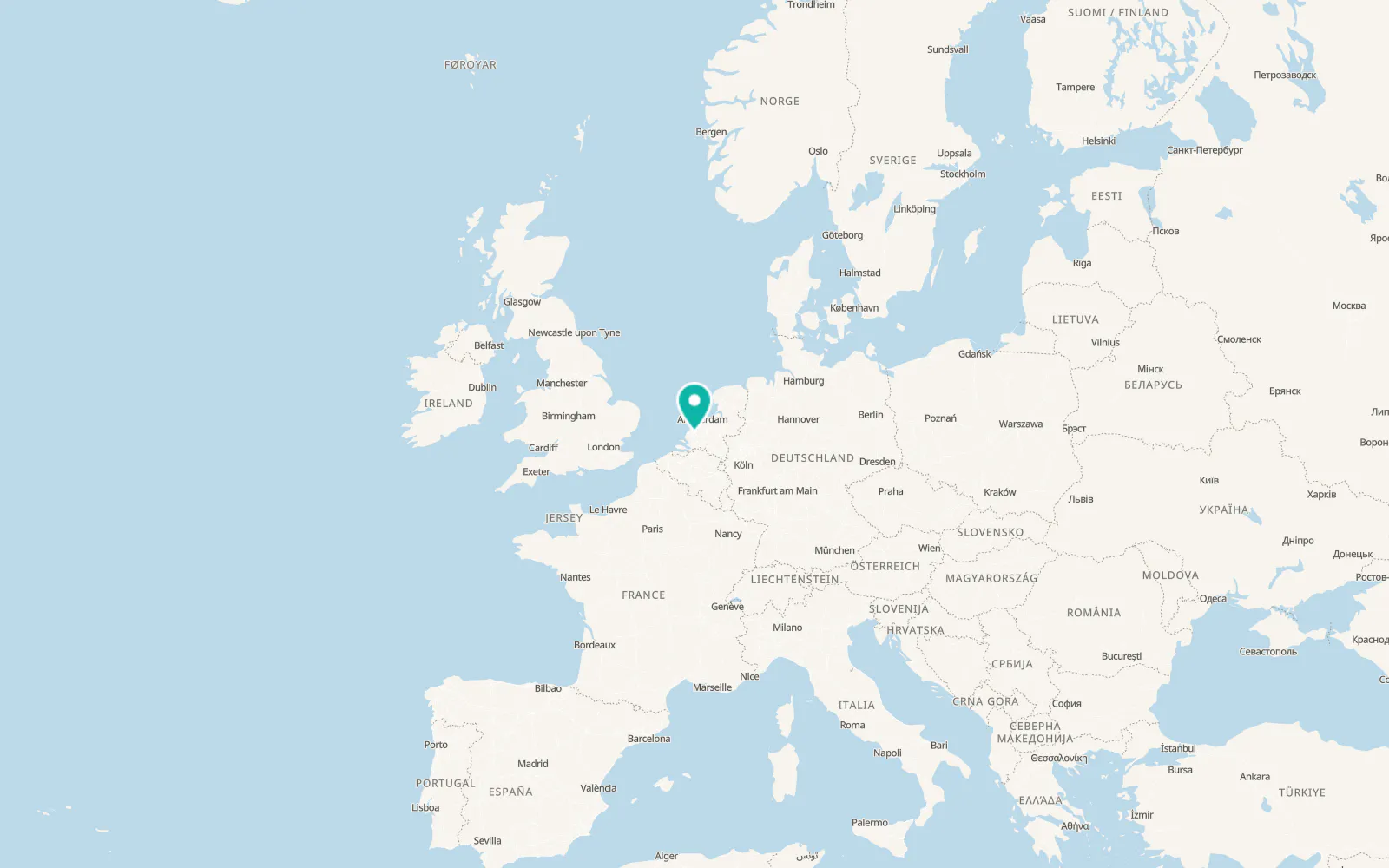 Map of Rotterdam